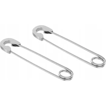 Náušnice Náušnice Dekorativní spona na zavírací špendlík Punk Gothic OCEL