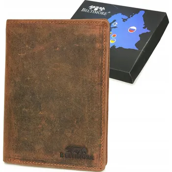 Peněženka Peněženka Beltimore , přírodní kůže, hnědá - muž