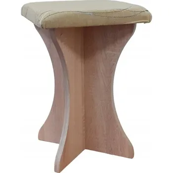 Taburet Čalouněný jídelní taburet BUREWALA, dub sonoma/látka Monaco