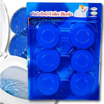 WC čistič 12x kostka tablety do WC čistič toalety do nádržky