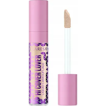 Přípravek na tvář Korektor s aplikátorem pro vysoké krytí Claresa Hi Cover Lover 23 Light 8 g