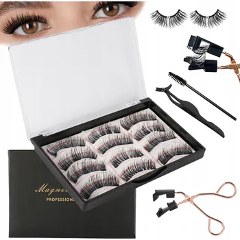 Umělé řasy MAGNETICKÉ ŘASY OPAKOVANĚ POUŽITELNÉ 6 PÁRŮ S APLIKÁTOREM