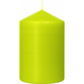 Svíčka OBROVSKÁ VÁLCOVÁ SVÍČKA ZELENÁ - 15 CM - 100 HODIN
