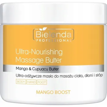 Tělový krém Bielenda Mango Boost masážní máslo na tělo, ruce a nohy 500 ml