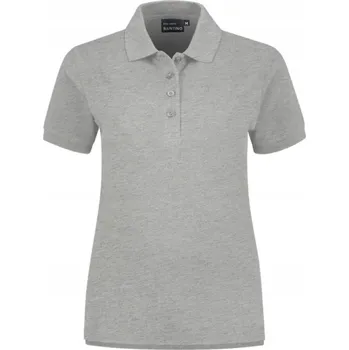 Dámské tričko Dámské polokošile SANTINO Mathias – šedé, bavlna