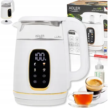 Rychlovarná konvice Rychlovarná konvice Adler PowerKettle 1305WG 2200 W 1,7 l černá