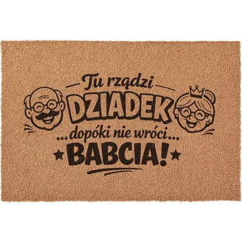 Rohožka Rohožka ke dveřím Den Prarodičů kokosová 60x40 cm