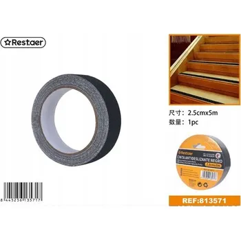 Lepicí páska Rest.aer - Černá protiskluzová páska