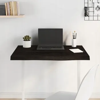 Konferenční stolek Obdélníkový stolek VidaXL 80 x 2 x 60 cm, dub hnědý