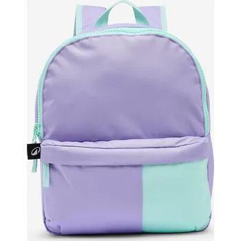 Sportovní taška DECATHLON Dětský batoh se 2 kapsami 10 l FIALOVÁ|ZELENÁ