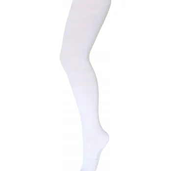 Roztomilé dětské punčocháče bílé, bambusové vlákno, velikost 116