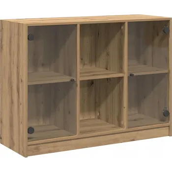 Komoda Skříňka na knihy dub artisan 102 x 37 x 75,5 cm, 6 přihrádek