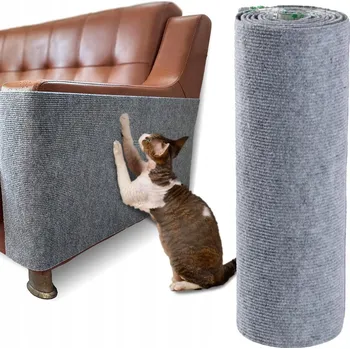 Škrabací podložka pro kočky samolepicí, 200 x 40 cm, odolná ochrana pohovky