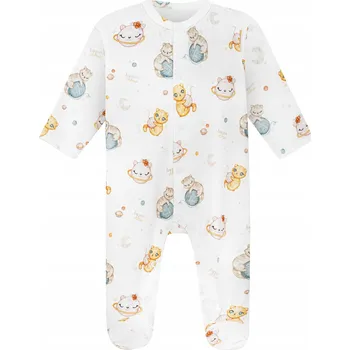 Kojenecký overall Overal z organické bavlna , 68 cm, Bonjour Cherie Kittens