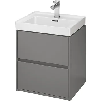 Nábytek CERSANIT - SET B108 CREA 50, šedá matná (skříňka+umyvadlo) S801-282