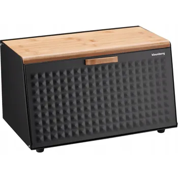 chlebník Jednodílný chlebník Klausberg černý, ocel