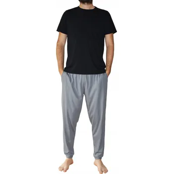 Pánské pyžamo Pánské bavlněné pyžamo, dlouhé kalhoty a tričko , vyrobené v Polsku M