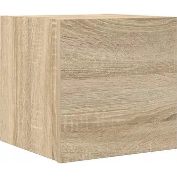 Televizní stolek TV stolek Dub Sonoma 30,5x30x30 cm - s možností otevírání dvířek vlevo