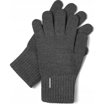 Rukavice Vivisence 7204 tmavě šedé pletené vlněné rukavice – univerzální velikost