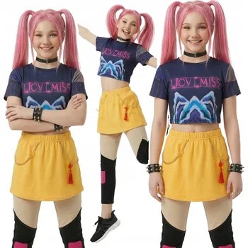 Karnevalový kostým Kostým MIRA 134 140 K-POP Demon Hunters Fortnite kpop LOVCI DÉMONŮ RUMI