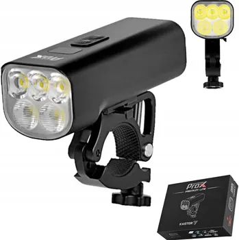 Cyklosvítilna Přední světlo na kolo Prox Kastor-V 2400Lm, 6400mAh, USB-C, Powerbanka