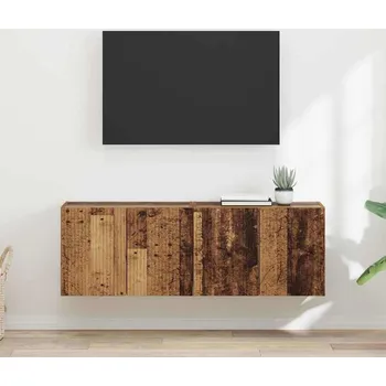Obývací stěna vidaXL TV wall cabinet Nástěnný 2 pcs Staré dřevo 59,5 x 31 x 40 cm [892346]