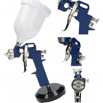 Stříkací pistole Lakovací pistole S990, tryska 2.2mm, pro plniče, nádobka 600ml