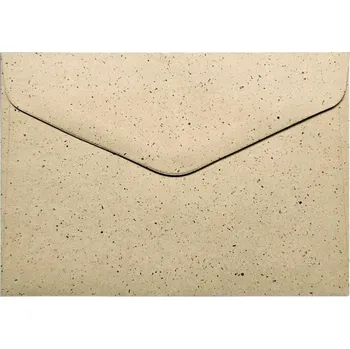 Obálka Ozdobná OBÁLKA Dekorativní Hezká C6 120g PEPPER HNĚDÁ Sada 10 Listů