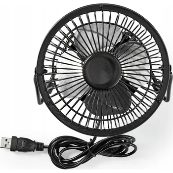 Domácí ventilátor Mini ventilátor Nedis FNDK1BK10 černý