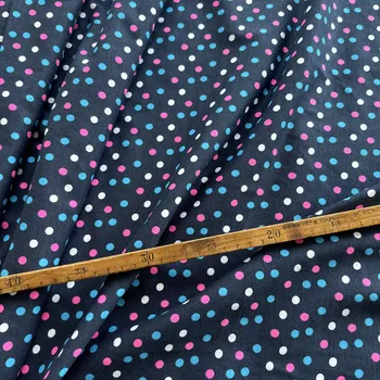 Bavlněný úplet puntíky