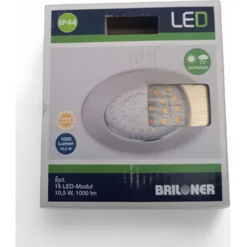 Bodové svítidlo Bodová světla kulatý Briloner stříbrná