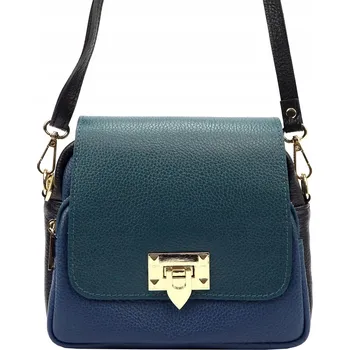 Kabelka Gregorio kabelka přes rameno přírodní kůže modrá