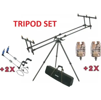 Signalizace záběru Tripod Premium + ZDARMA 2 x Hlásič EASY a 2 x Swing ARM Easy