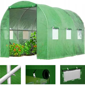 Skleník Fóliovník / Zahradní tunel 200 x 300 cm 6 m² zelený