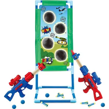 Měřící laser Bavytoy Terč a 2 pistole na pěnové míčky