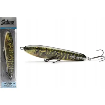 Umělá nástraha Wobler Salmo Sweeper Potápivý 10cm/19g Real Pike (Štika)