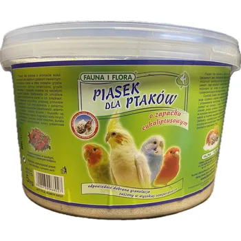 Krmivo pro ptáka EUKALYPTOVÝ PÍSEK PRO PTÁKY FAUNA FLORA 5 KG vonný přírodní minerální