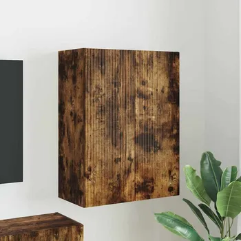 Obývací stěna vidaXL TV wall cabinet Kouřový dub 59,5 x 31 x 80 cm kompozitní dřevo [892364]
