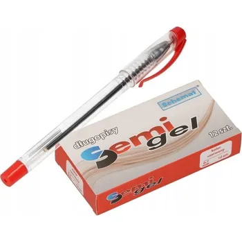 Gelová propiska červené Schemat