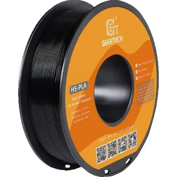 Filament FILAMENT GEEETECH VYSOKORYCHLOSTNÍ ČERNÝ BLACK PLA 1 kg