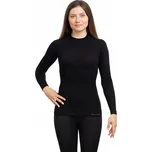 Dámské tričko Brubeck Active Wool LS černé M