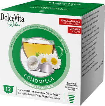 Dolce Vita Italfoods Dolce Vita Heřmánkový čaj do Dolce Gusto 12 kapslí
