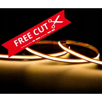 LED páska LED pásek COB FREECUT 13W, 528 diod/m, 12V, teplá bílá, CRI >90, 25 m, 8 mm