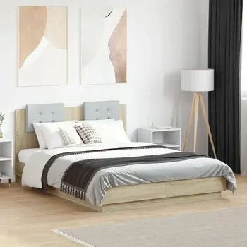 Postel Jednolůžková dřevěná postel VidaXL 90x220 cm, vícebarevná