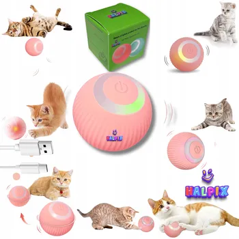 IP kamera Inteligentní interaktivní otočný míček pro kočky s USB nabíjením Halpix Smart Ball
