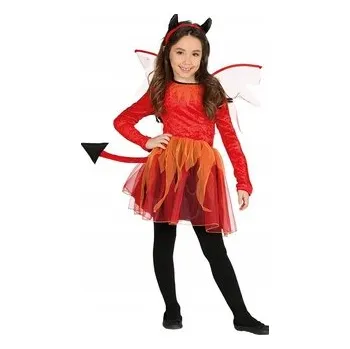 Karnevalový kostým KOSTÝM ĎÁBLOVÉ DÉMON HALLOWEEN ĎÁBEL 146