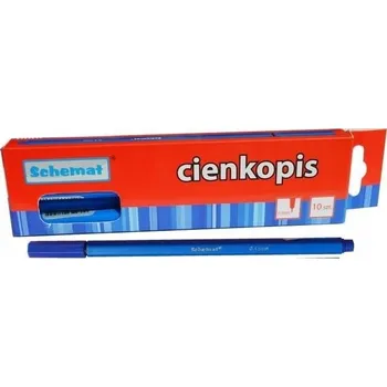 FIX LINER POPISOVAČ 0,4 MM SCHEMAT , ŠKOLA, KANCELÁŘ, EFEKTIVNÍ, SILNÁ, TMAVĚ MODRÁ