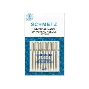 Nástroj na niť a příze Jehly s plochou hlavou SCHMETZ-17 90x10 ks 130/705H
