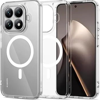 Pouzdro na mobilní telefon Tech Protect Flexair Hybrid Magsafe pro Xiaomi 15T Pro průhledný