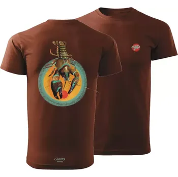 Pánské tričko Giants Fishing G-50292 hnědé XL